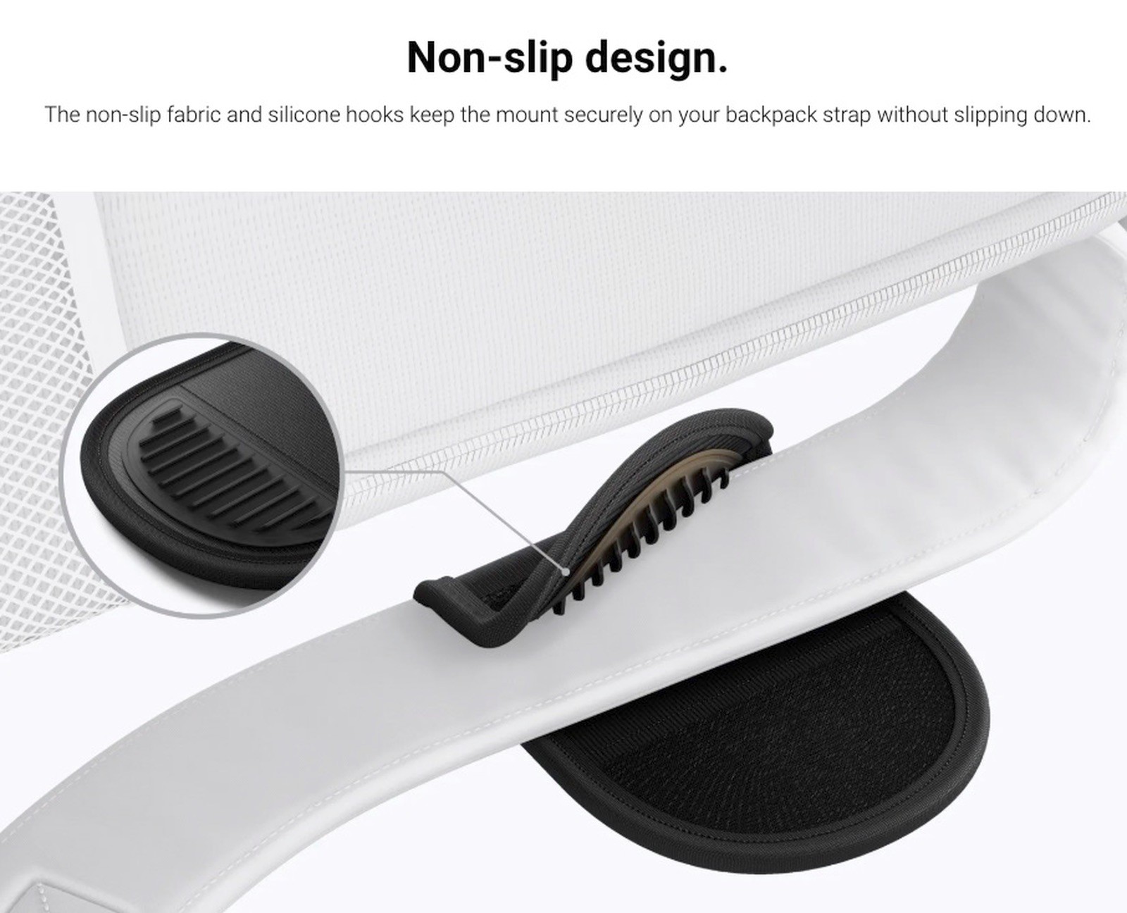 BRAND NEW Insta360 Flow 2 or Flow 2 Pro Backpack Mount (CINSBBQH)