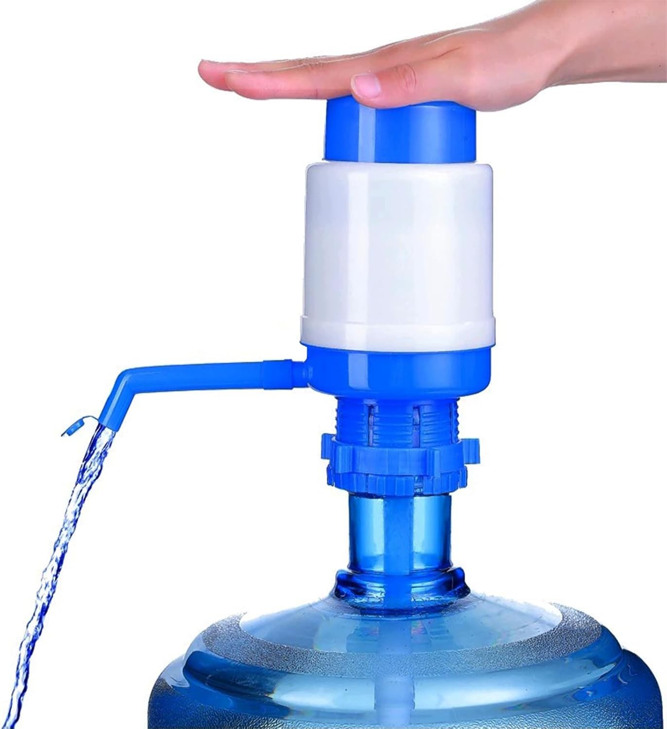 Dispensador De Agua Potable Manual Para 5 o 6 Galones Garrafon Bomba Prensa Auto