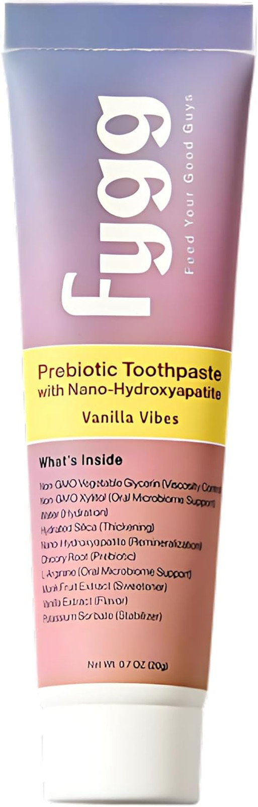 Nano Hydroxyapatite Mini Travel Toothpaste for Kids - Vanilla Vibes Flavor (.7 O