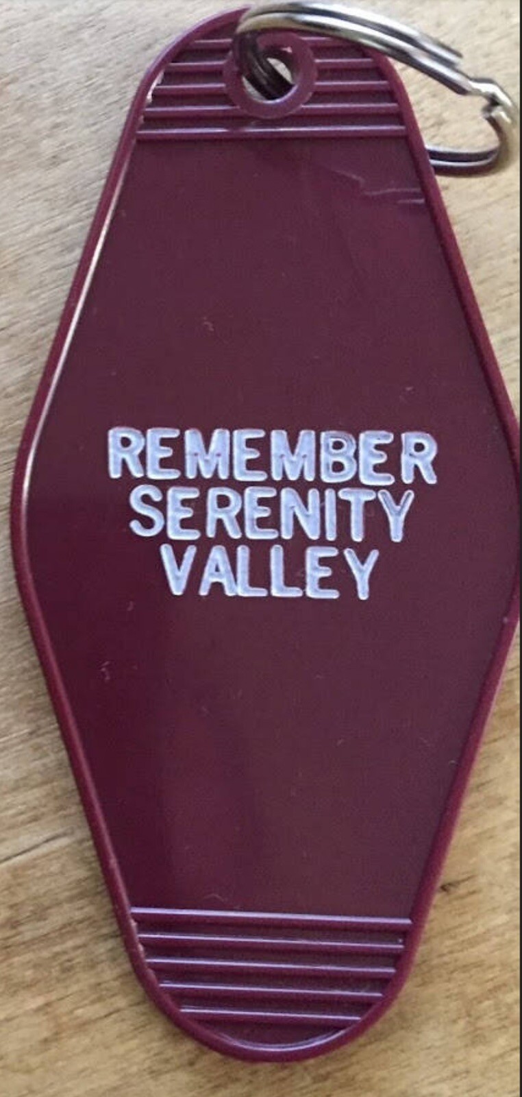 FIREFLY inspired "Serenity" keytag