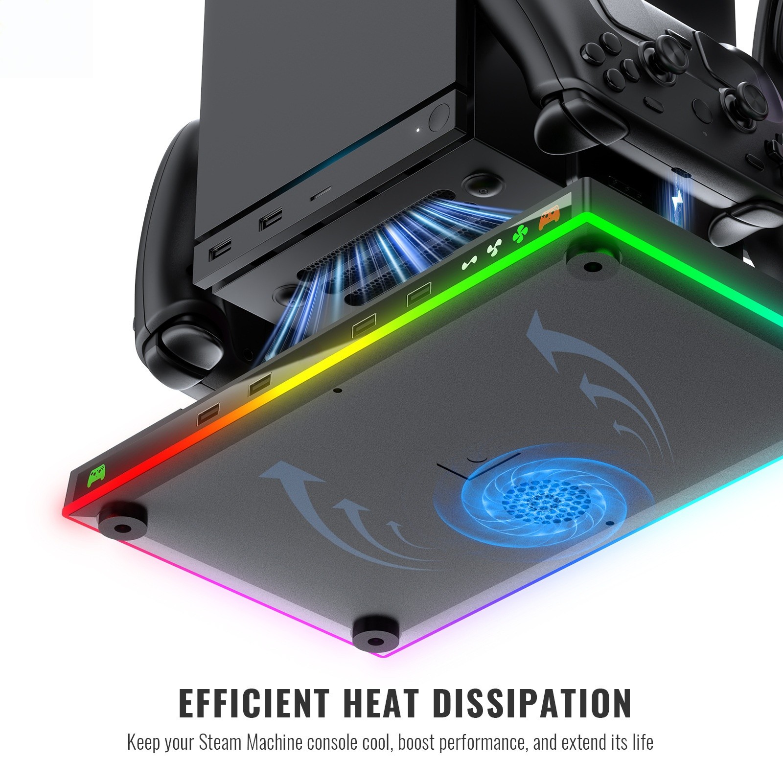 Charging dock for Steam Machines that doubles as for Steam Controller stand
