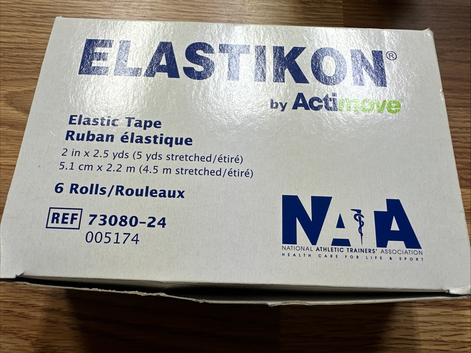 J&J HEALTHCARE First Aid Elastikon ElasticTape - 2 Inches X 2.5 yards - 6 rolls