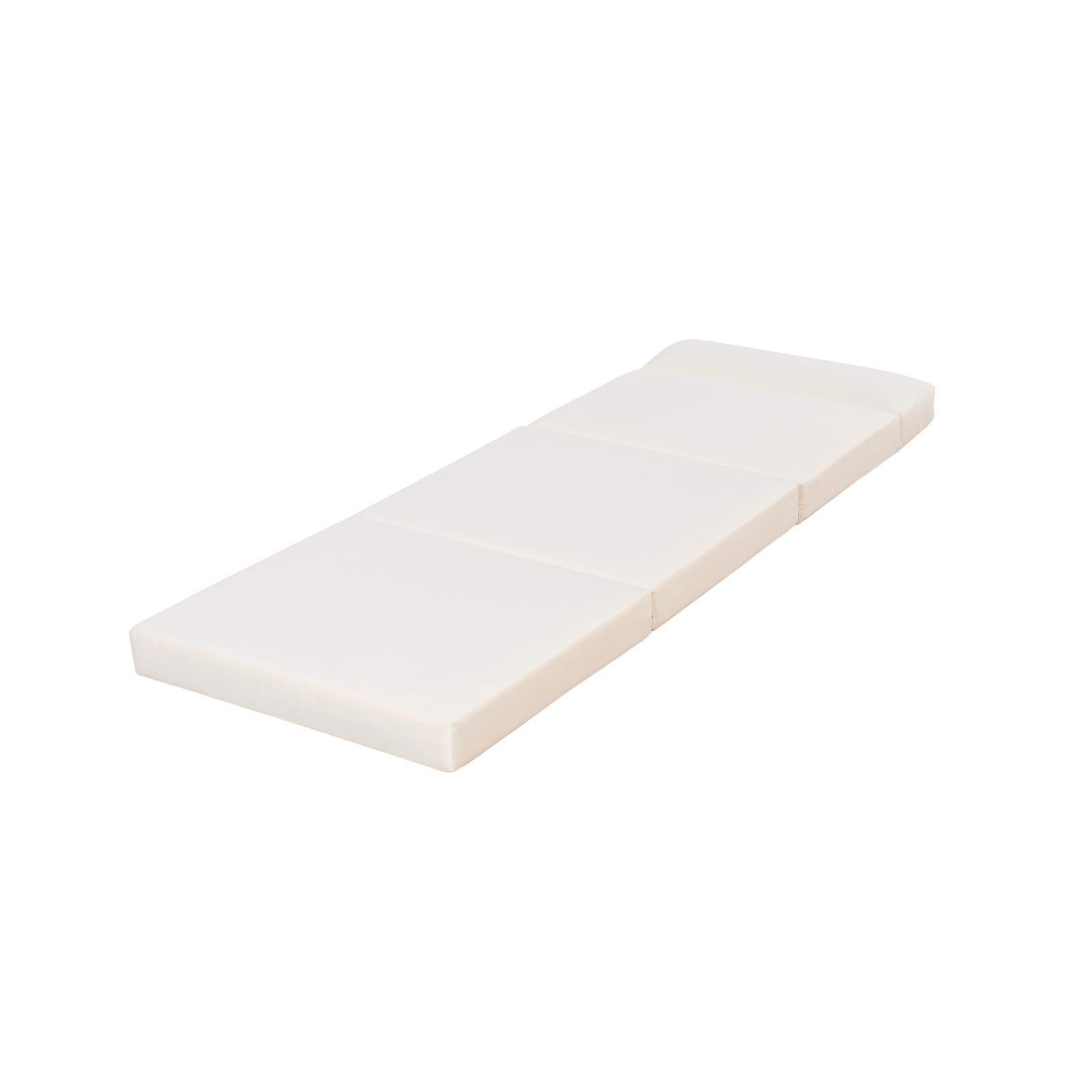 Weather Resistant Reclining Chair Cushion Cream Foam Lounger Mattress Outdoor