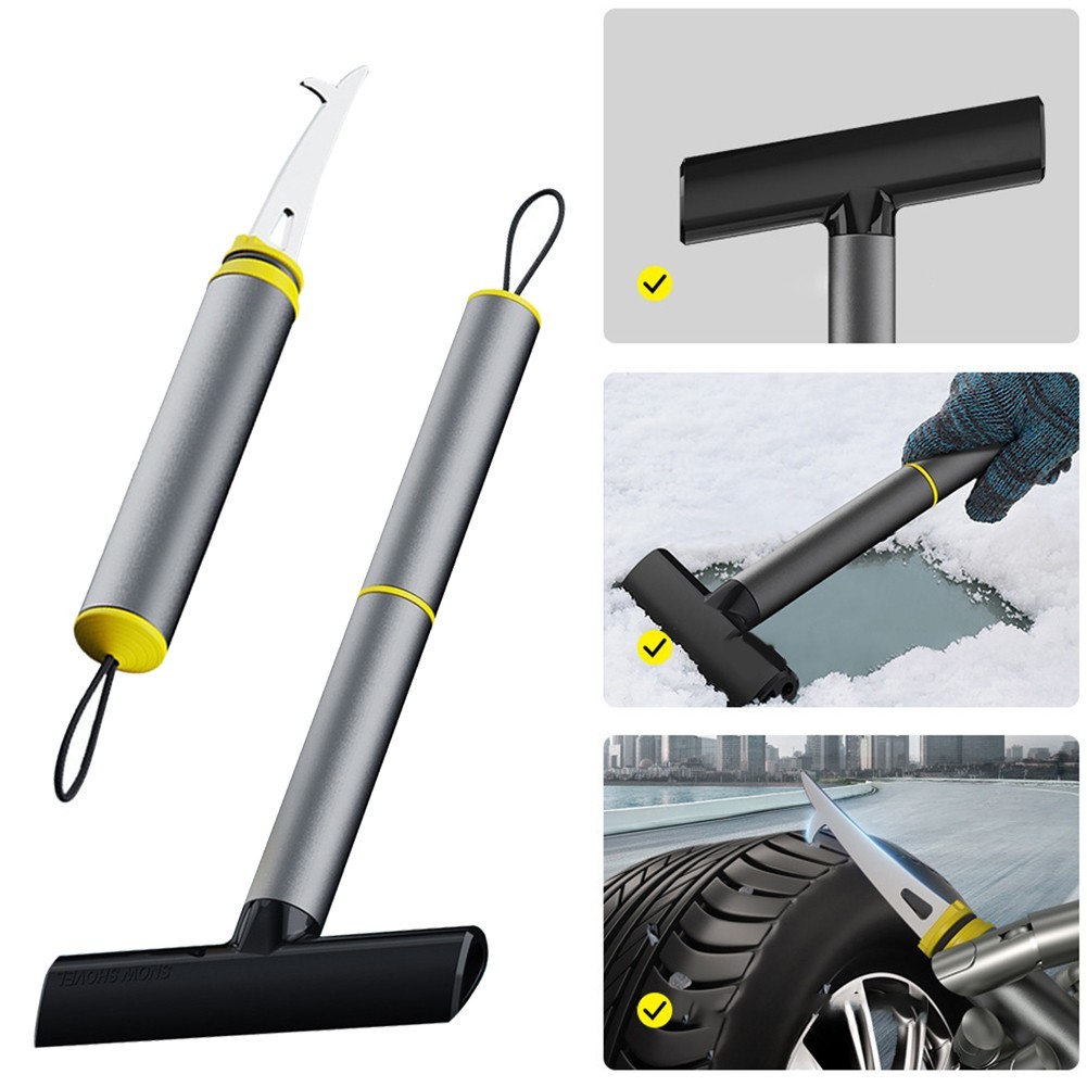 Ergonomic Ice Scraper Snow Removal Tool for Effortless Ice and Snow Removal