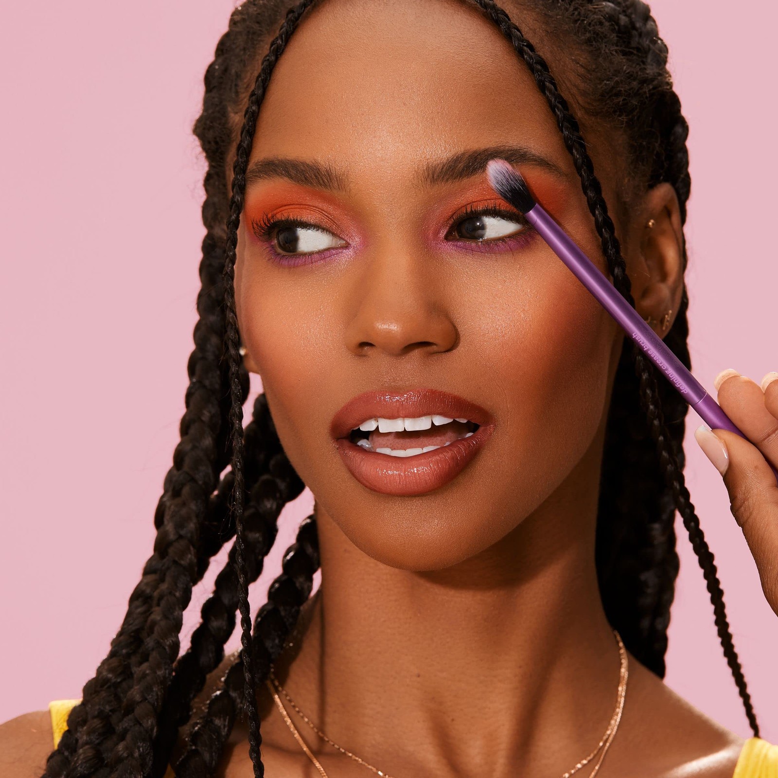 Real Techniques 8 Piece Everyday Eye Essentials Makeup 8 Set, Purple