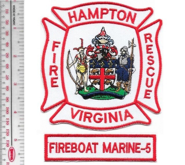 Hampton Fire Department Virginia Marine 2 Fireboat Fire & Rescue NO TARIFF