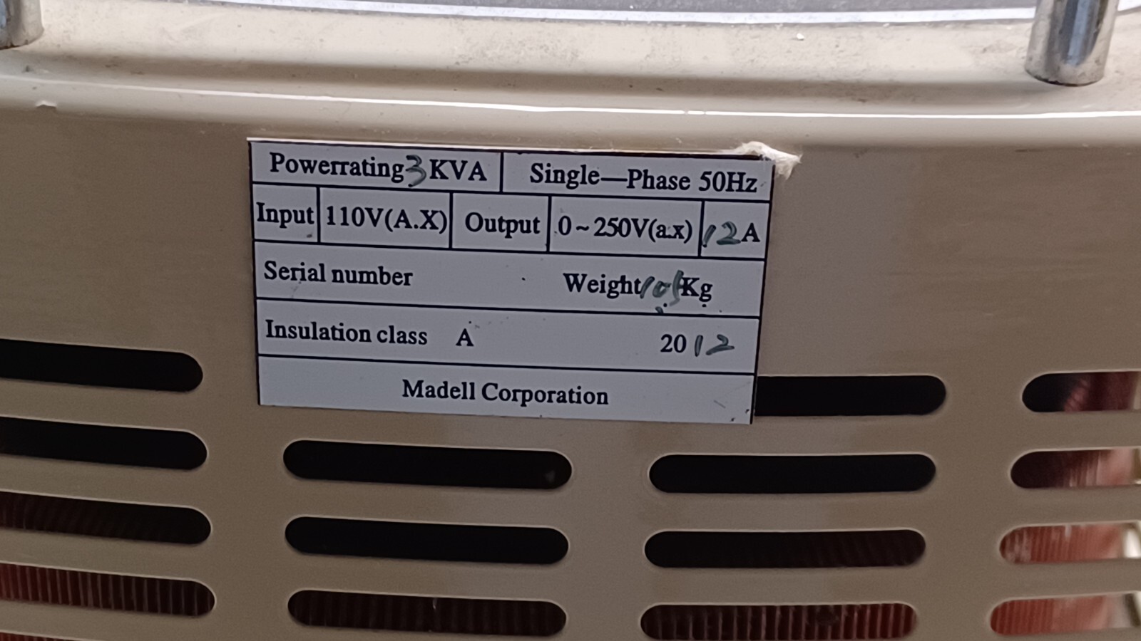 Madell AC variable power supply
