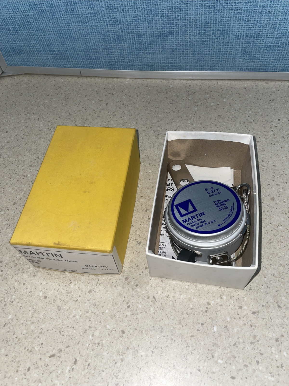NIB Martin Industrial 5 Pound Tool Balancer - Model 40S - NEW! - USA MADE - NOS