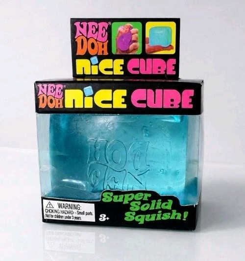 Nee Doh Nice Cube Blue