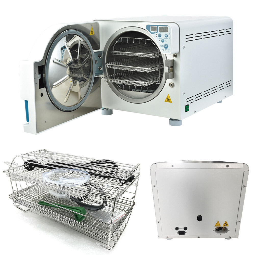Getidy 16L Dental Medical Digital Steam Autoclave Sterilizer w/ Drying JCH-16 US