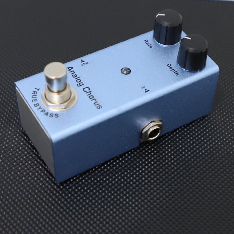 Guitar Effects Analog Chorus Pedal Rate/Knob Mini Mono DC 9V True Bypass