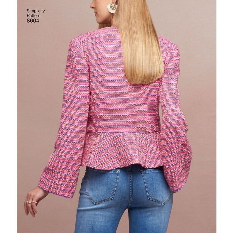 Simplicity Sewing Pattern 8604 0879 Misses Petite Jacket Size 6-14