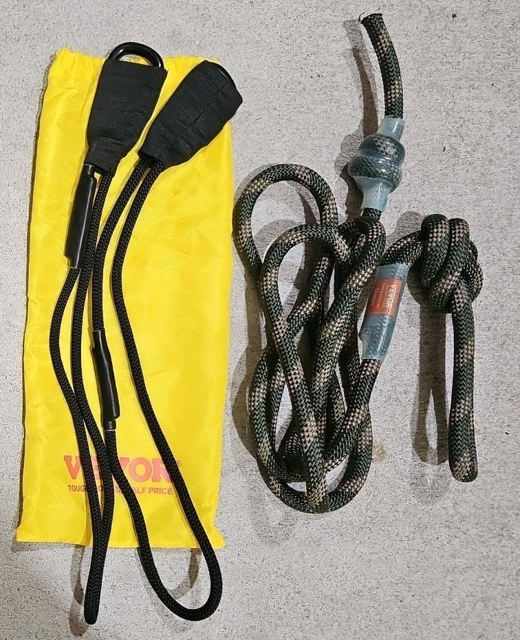 VEVOR Tree Stand Safety Rope, 9 ft/2.7 M Treestand Lifeline Rope, Open Package