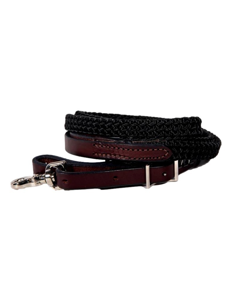 Schutz Reins Trail Adjustable Braided Poly Soft Pliable 7403