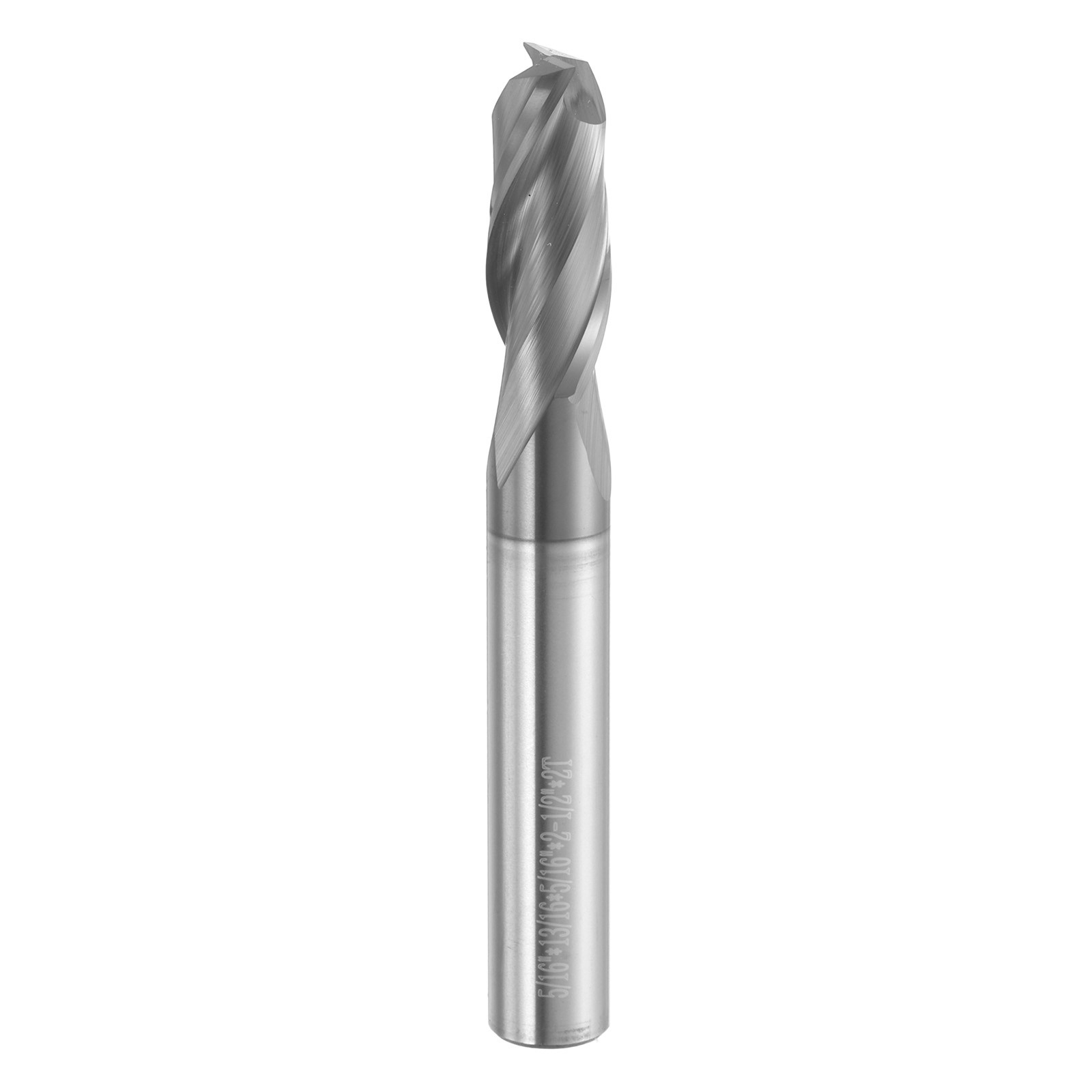 Spiral Router Bit 5/16"x5/16"x13/16"x2-1/2" AITiN Coat 2 Flutes 30 Degree