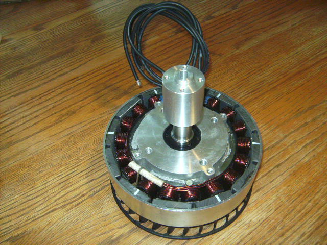Micro Hydro PMA Generator, Pelton Wheel 1k-3k Watts, 24-48 VDC Motenergy ME1603
