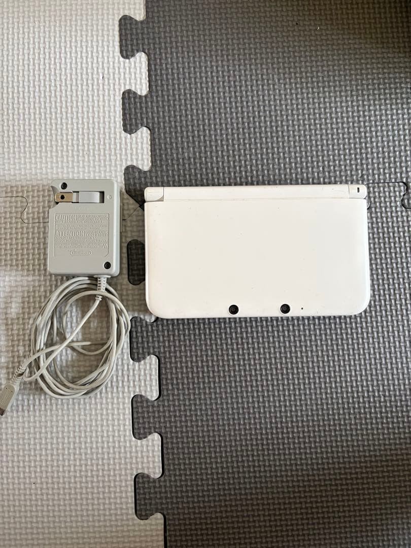 3DS/2DS/DS Nintendo 3Ds Ll White Main Unit With Ac Adapter Operation Confi Japan