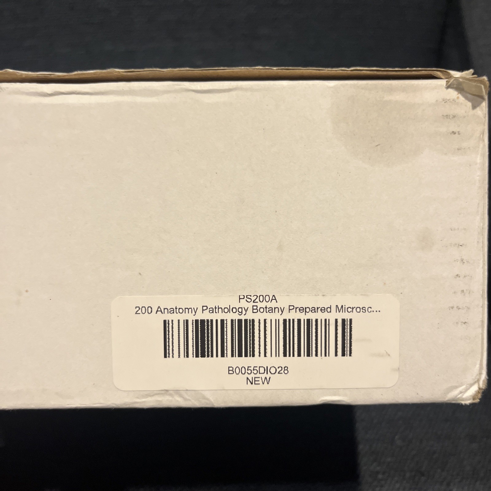 AmScope PS200A Prepared Biology Microscope Slides Sets 200 Total Slides - New