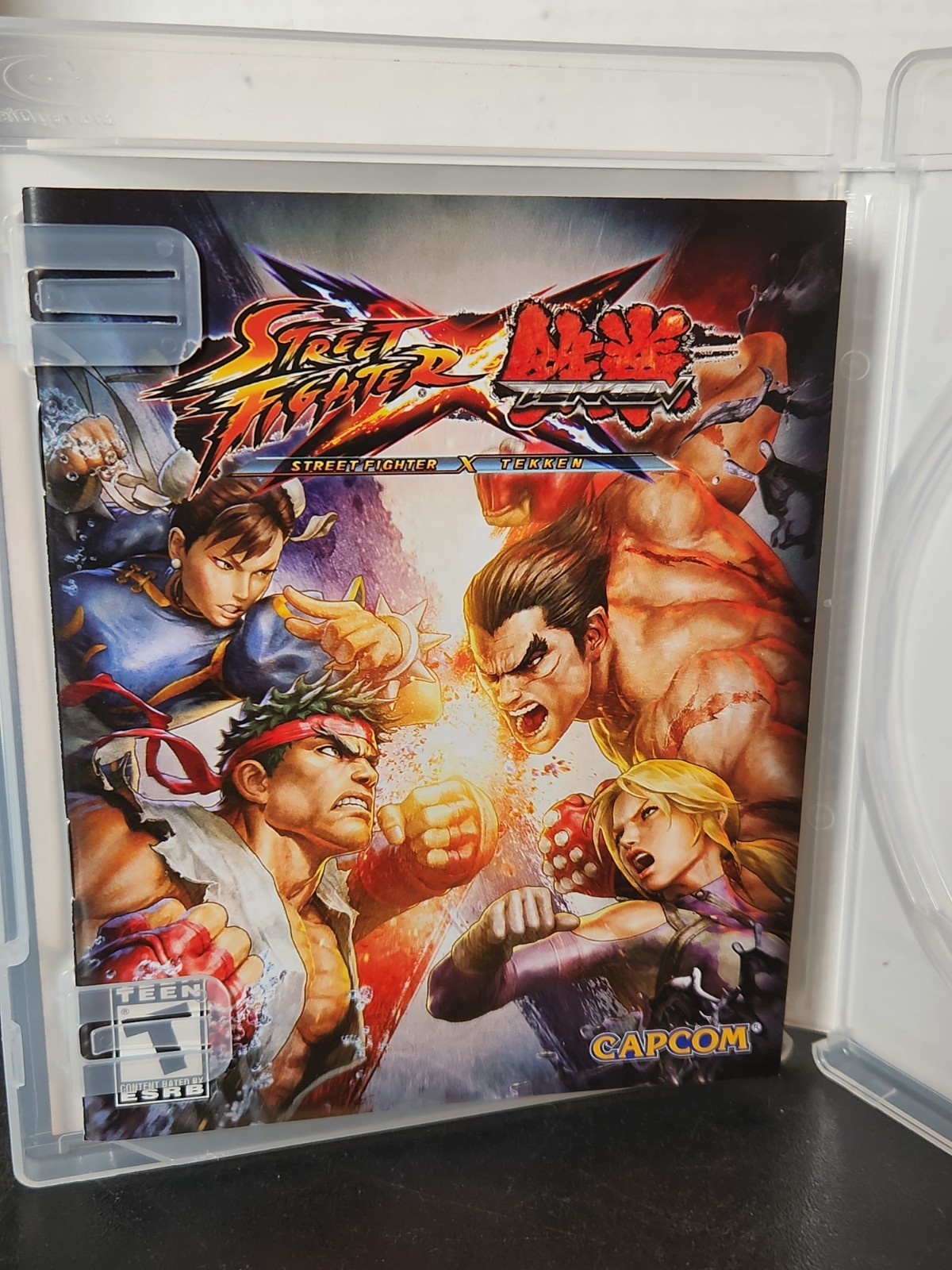 Street Fighter x Tekken Case & Instruction Manual Booklet ONLY!! (PS3)