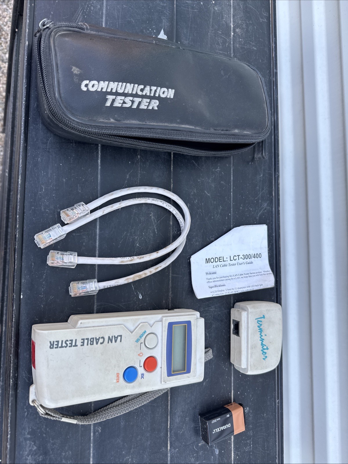 LCT-300/400/BK DIGITAL DISPLAY PORTABLE LANE CABLE TESTER - TAIWAN