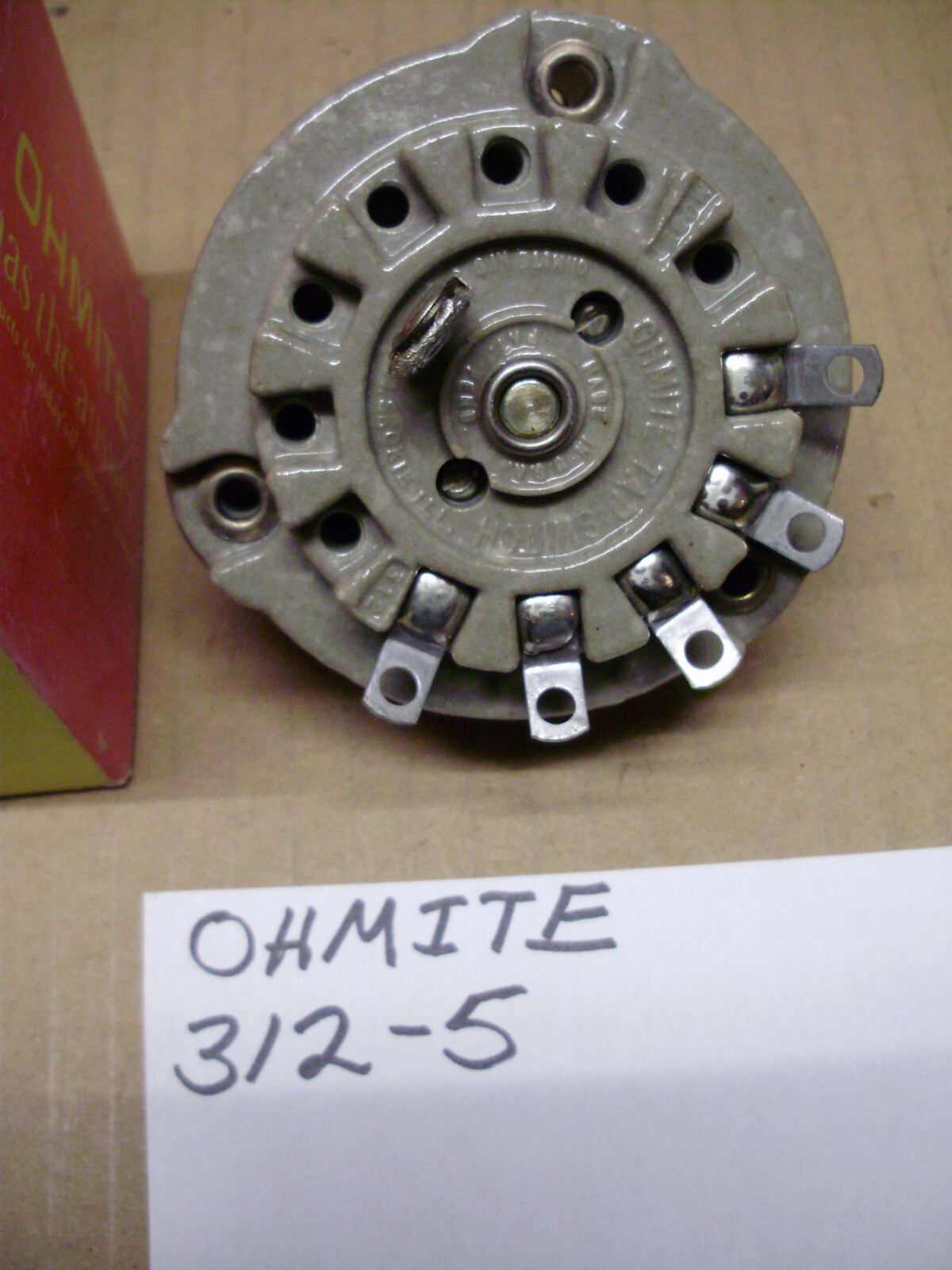 Arrow-Hart Ohmite Heater, Tap Switch, Rheostat