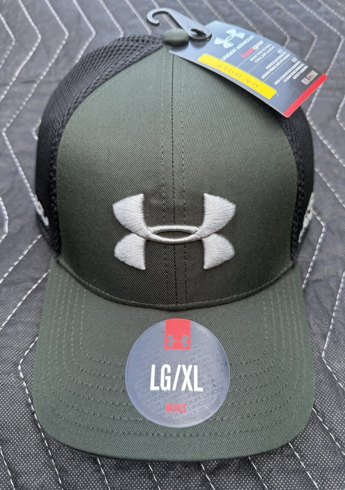 UNDER ARMOUR Golf Men's Stretch Cap HeatGear - BRAND NEW w/tags (L/XL) Great Fit