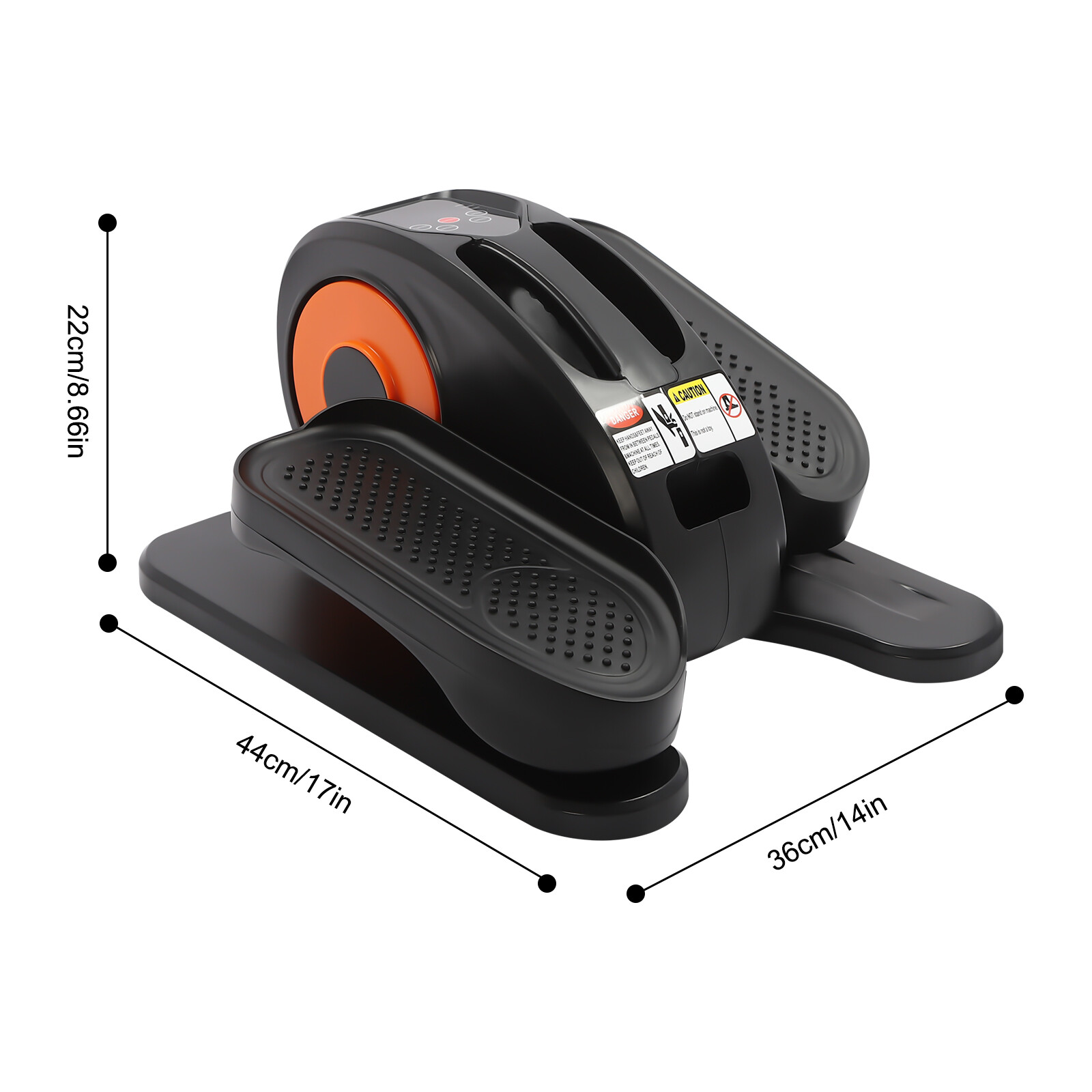 Under Desk Electric Elliptical Machine Leg Exerciser W/ Remote Control Home