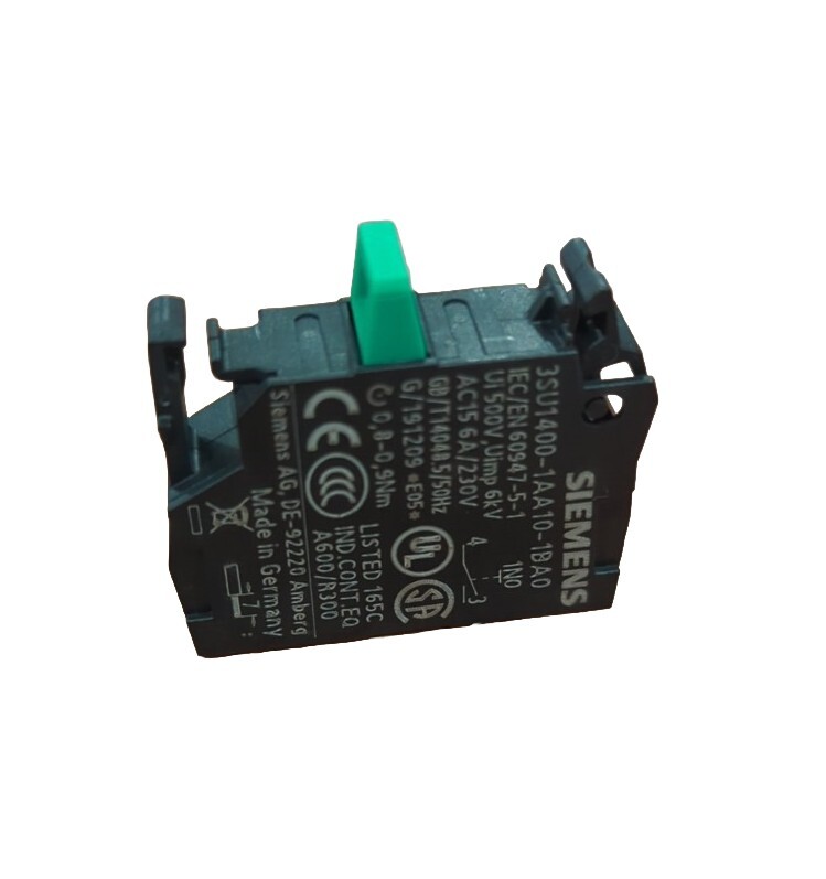 Siemens 3SU1400-1AA10-1BA0 Contact Module, hundreds available - FACTORY SEALED