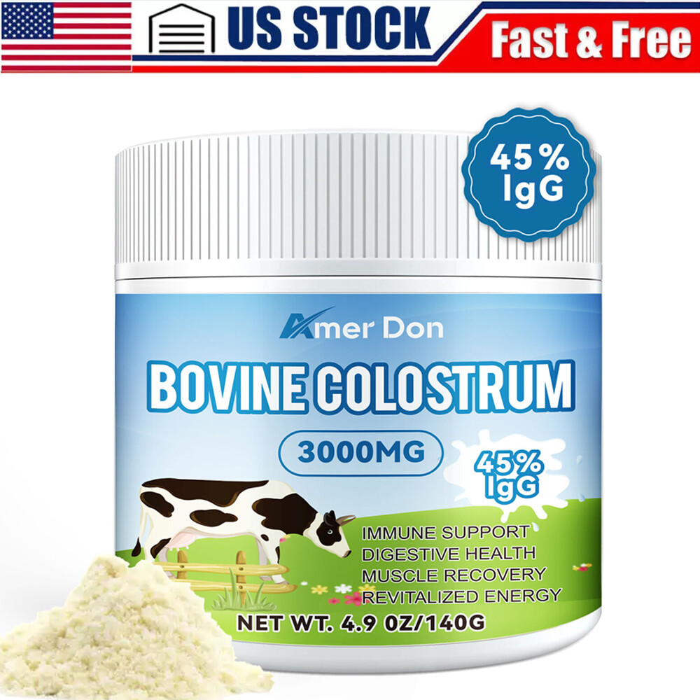 Bovine Colostrum Powder - 45% IgG Highly Concentrated Pure Bovine Grass Fed