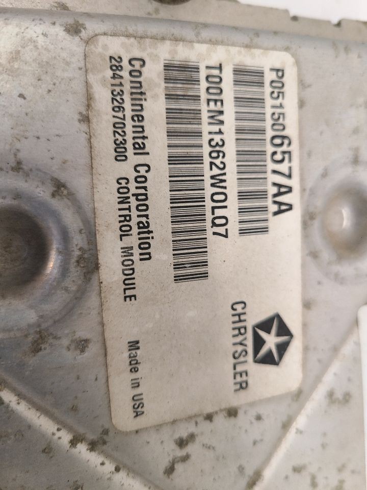2012 12 DODGE CARAVAN Engine ECM Electronic Control Module 3.6L 05150657AA