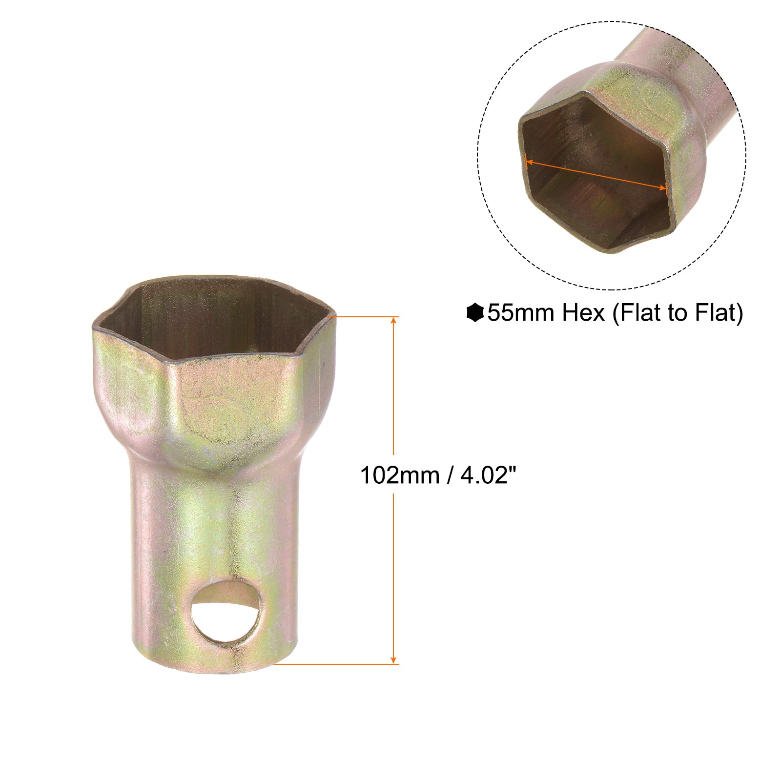 Spindle Nut Socket 55mm 6 Point Wheel Bearing Locknut Socket