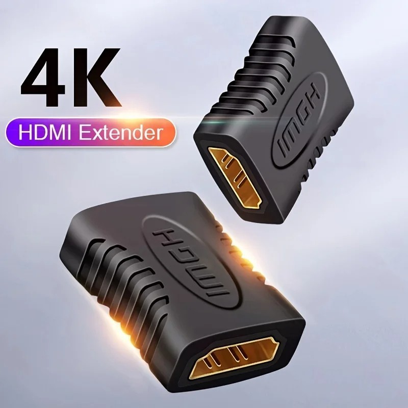 HDMI Female to Female Coupler Connector Extender Adapter Cable HDTV 1080P 4K