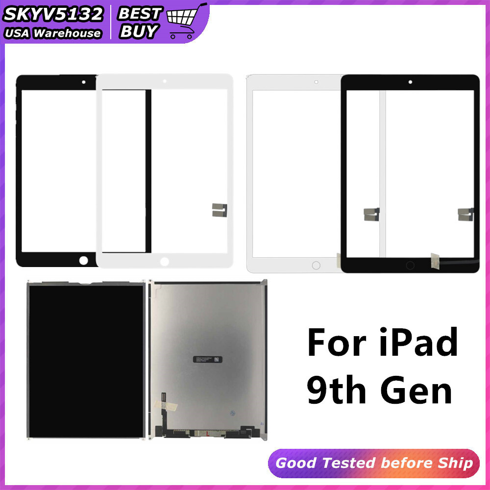 For iPad 9 9th Gen 2021 A2602 A2603 Touch Screen/LCD Digitizer Glass Replace LOT