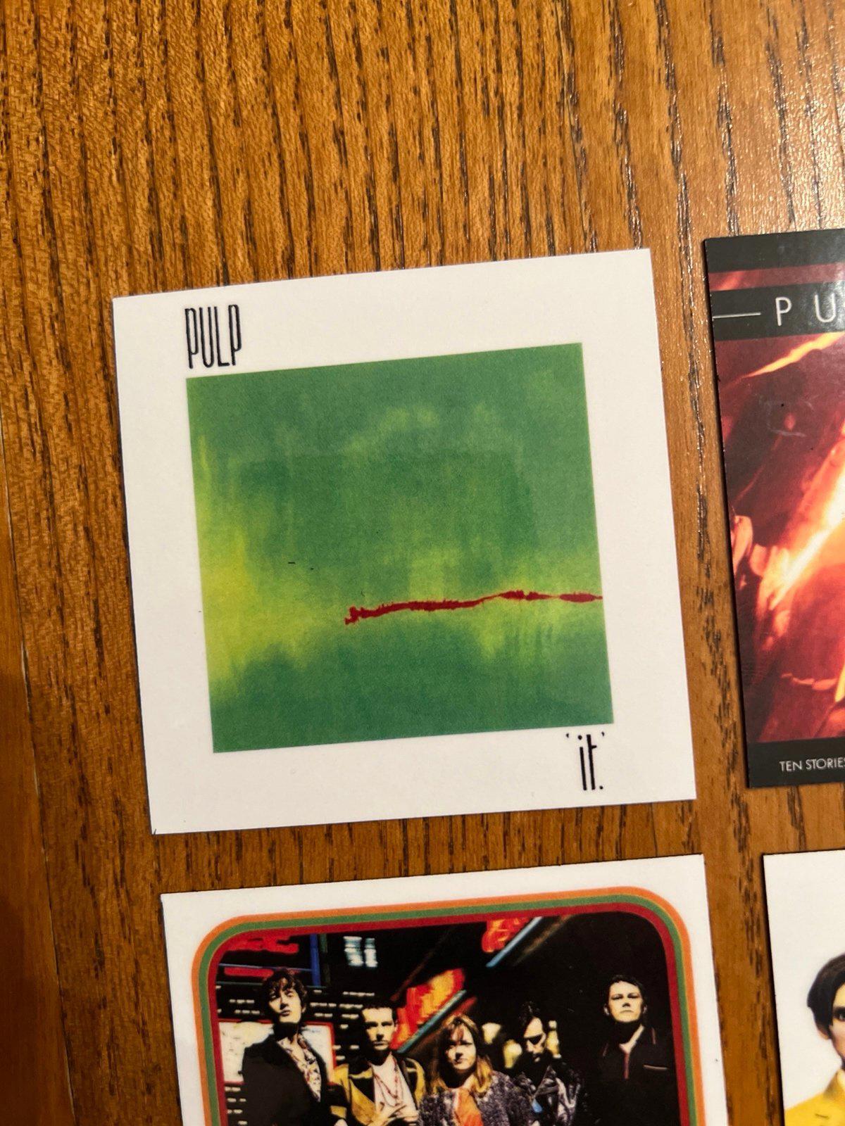Pulp fridge magnets