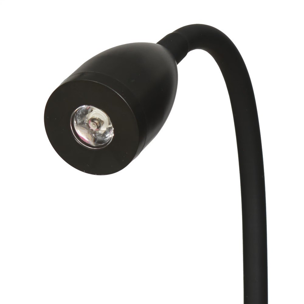 13" LED USB-Powered Dimmable Clip-on Task Lamp, Black