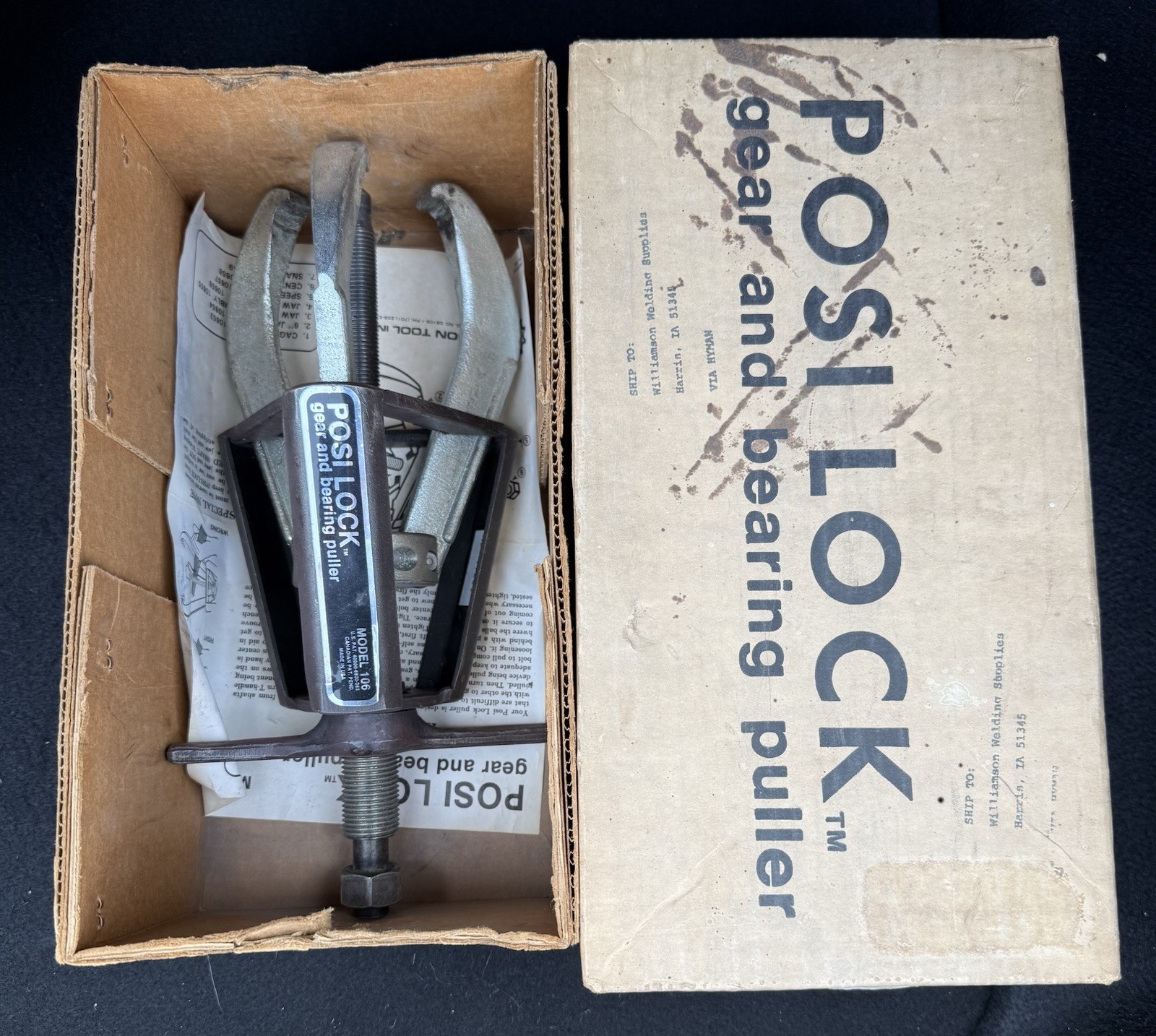 Posi-Lock 106 Gear And Bearing Puller 3 Jaw - Octagon Tool