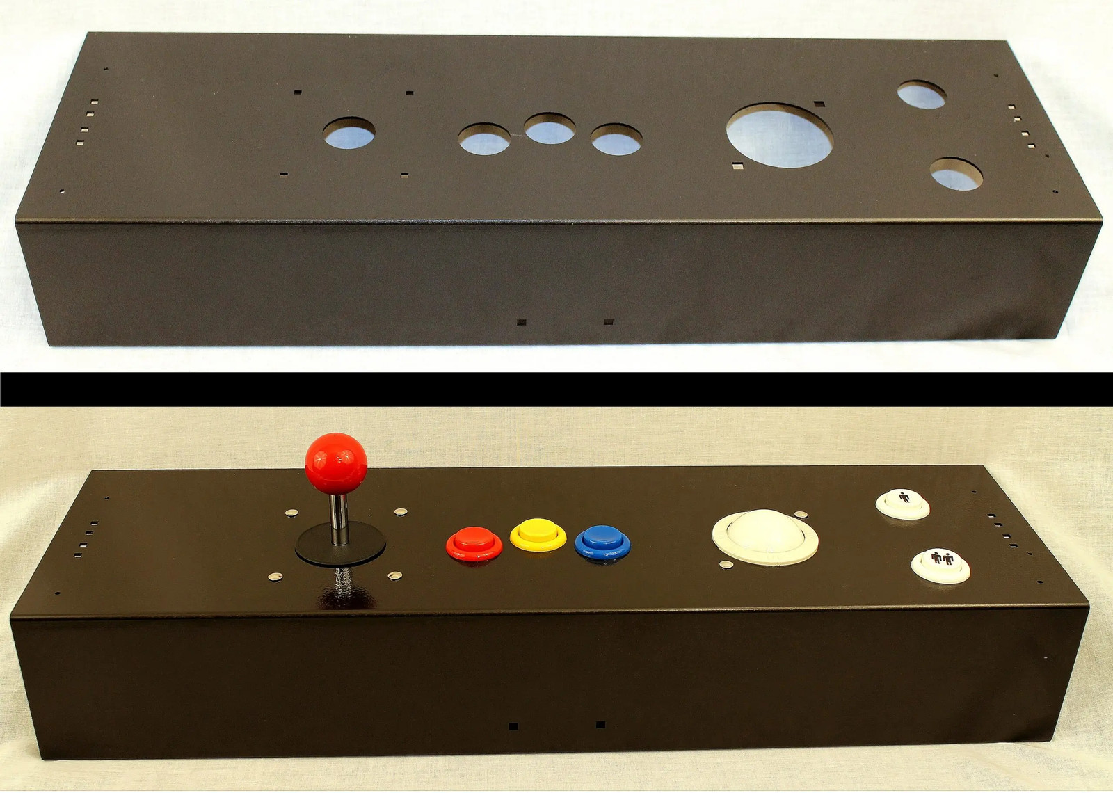 Multicade Control Panel w/ 2"  trackball hole for stand up Arcades Jamma +More