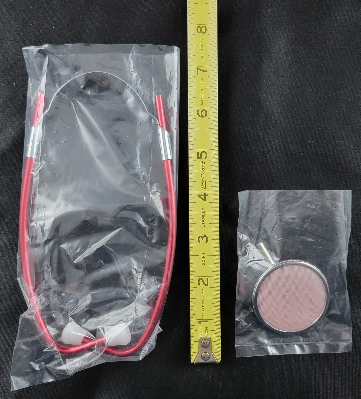 BMS Nurse Stethoscope Red Buffalo Medical Specialties Possible NOS Vintage