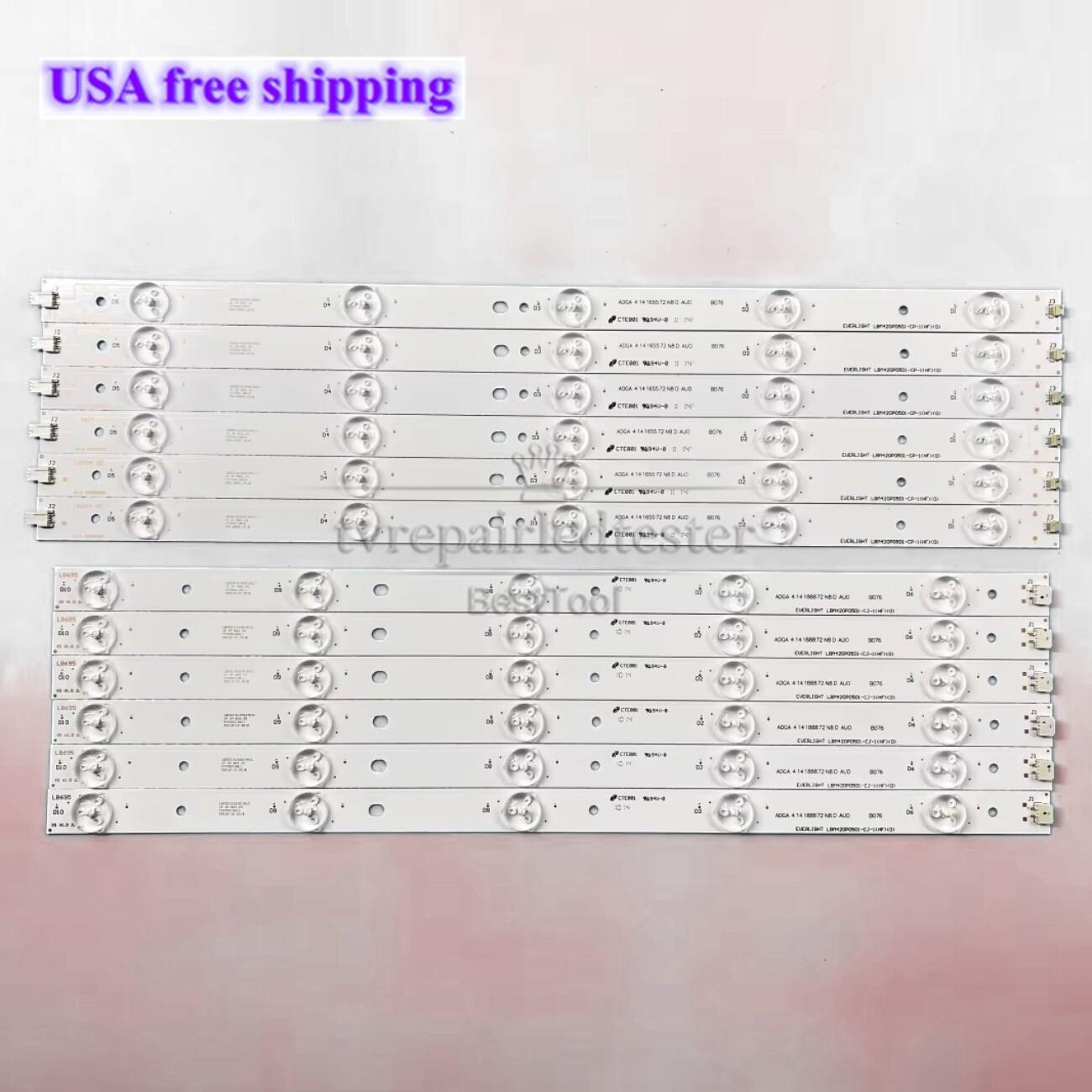 LED Backlight strips For Sharp 42"TV  LC-42LB150U LC-42LD265E LBM420P0501-CJ-2
