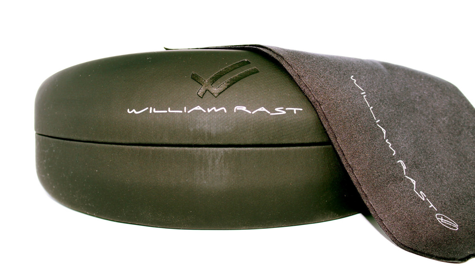 NEW - AUTHENTIC - WILLIAM RAST - BLACK - HARD SUNGLASSES CASE