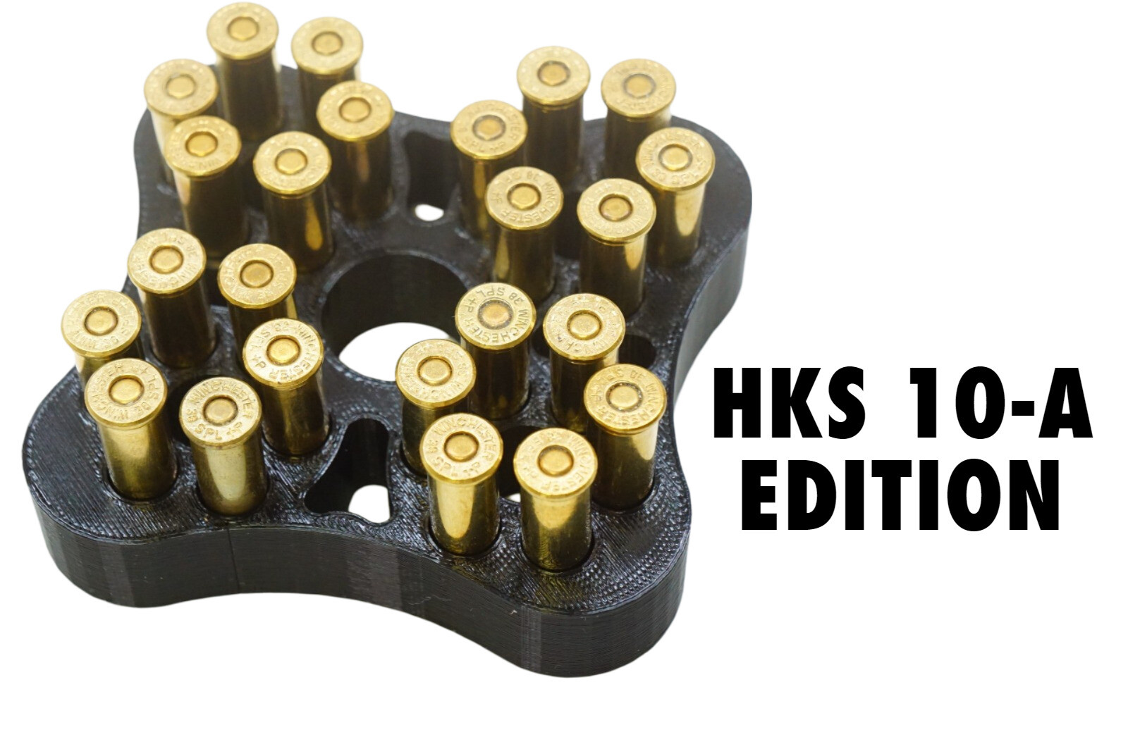 Speed Loader Loading Prep Block for HKS 10-A S&W 10,12,13,14,15 .38/357