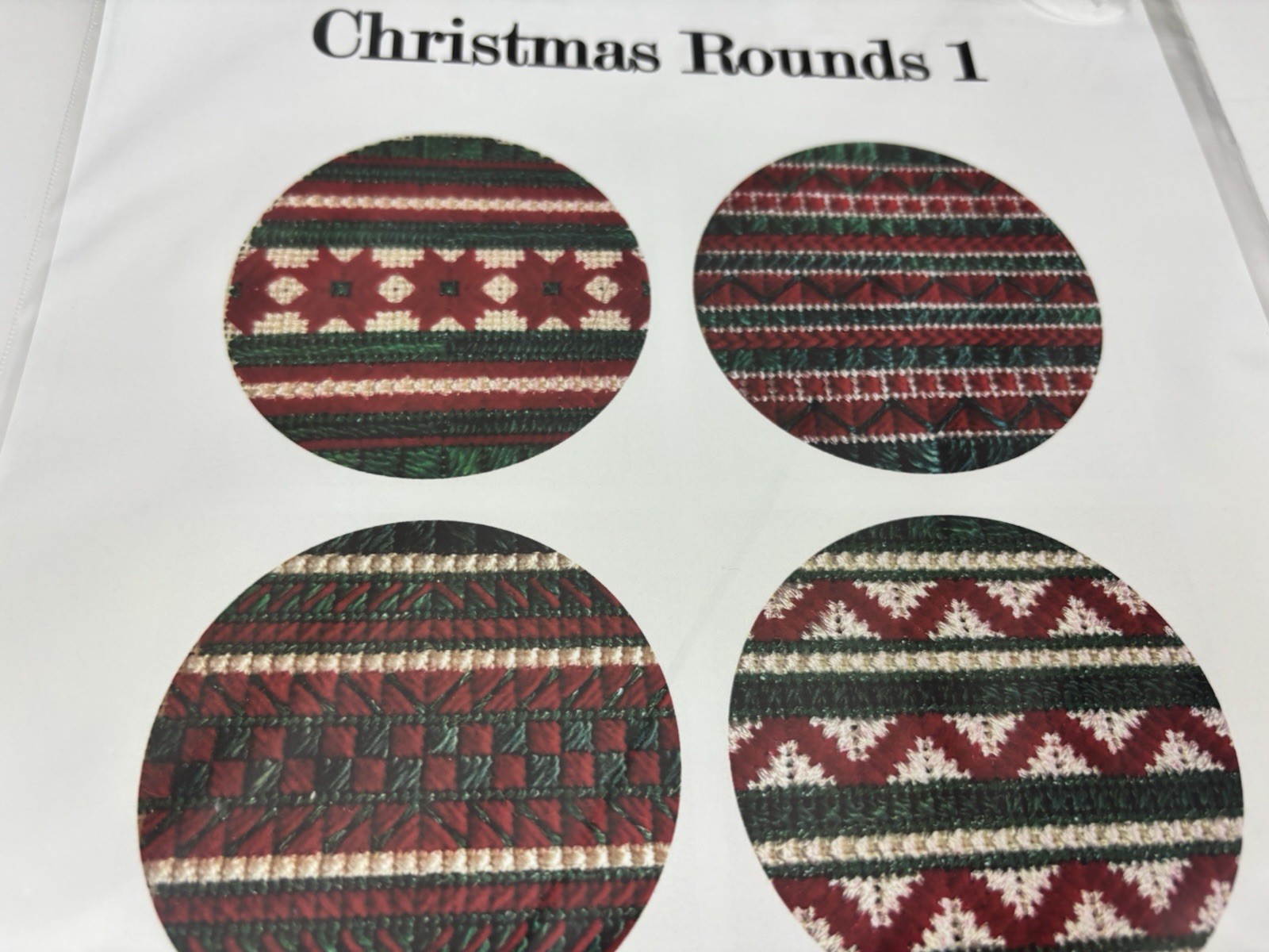 Needle Delights Originals Christmas Rounds 1 Needlepoint Pattern 1S