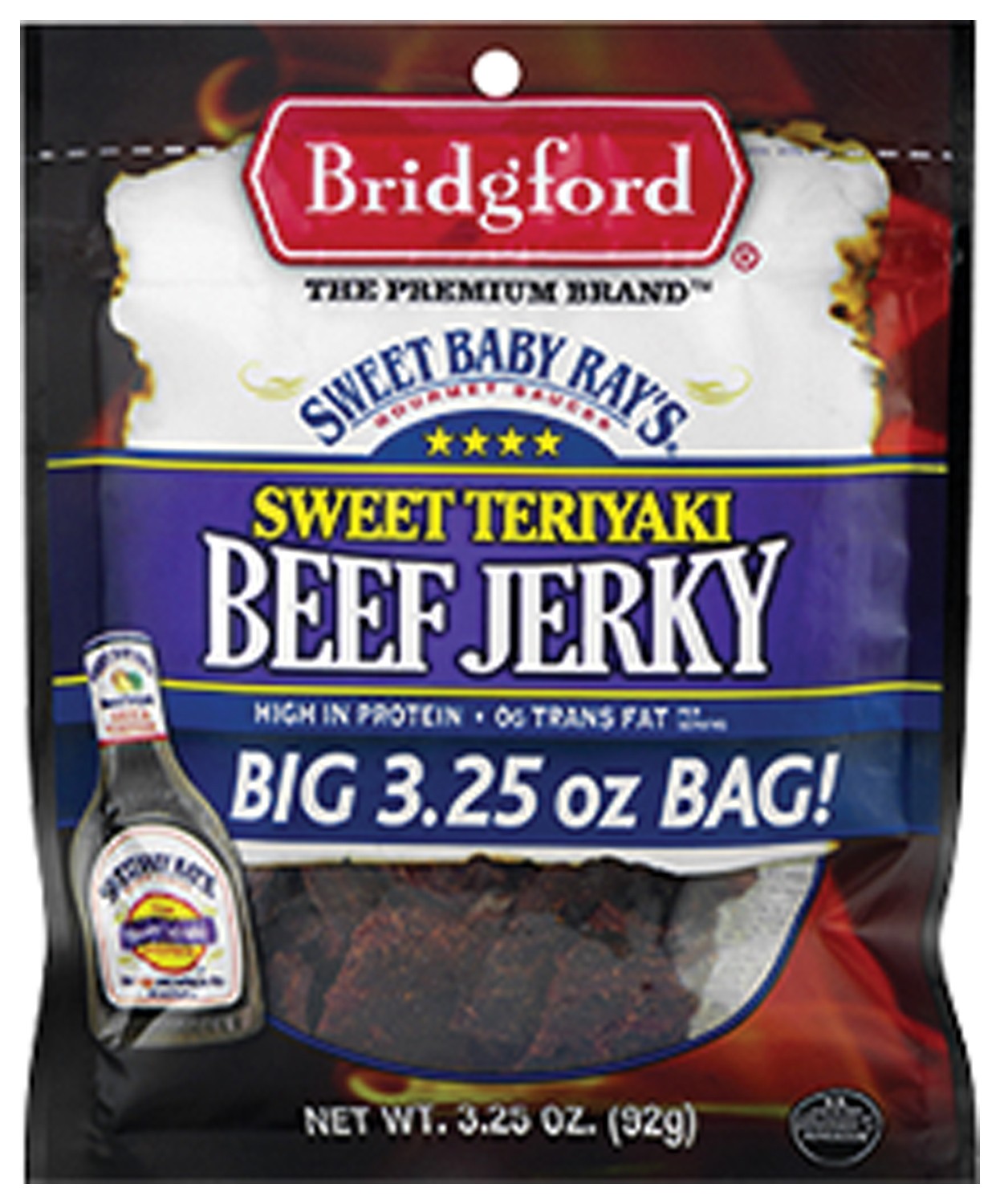 Sweet Baby Ray's Teriyaki Beef Jerky - Premium, Flavorful, Protein-Packed Snack