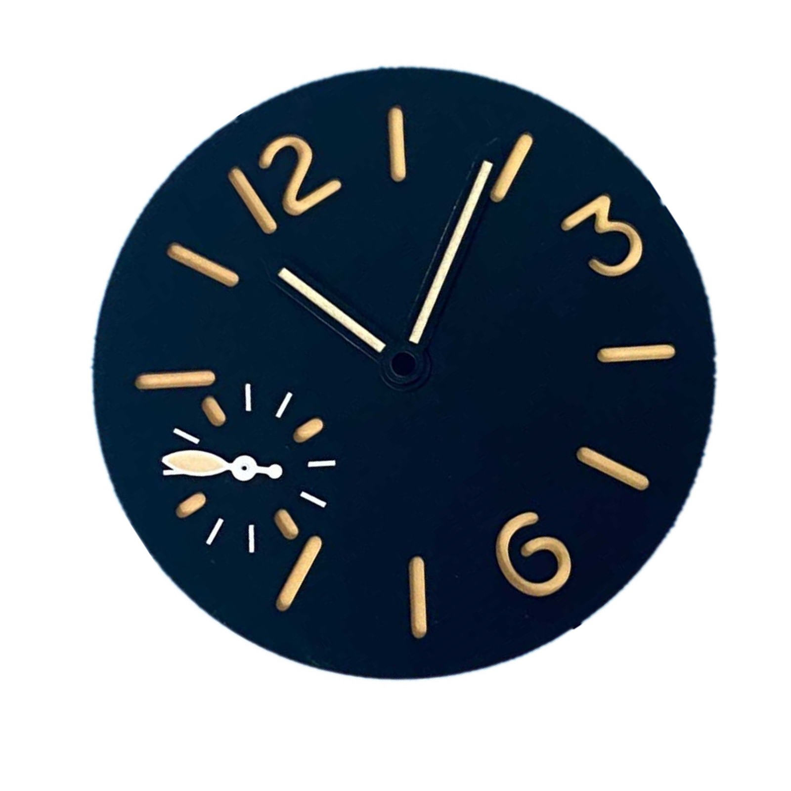 34.5mm Luminous Watch Dial With Watch Hands For ETA 6497 ST3600 Movement Parts a