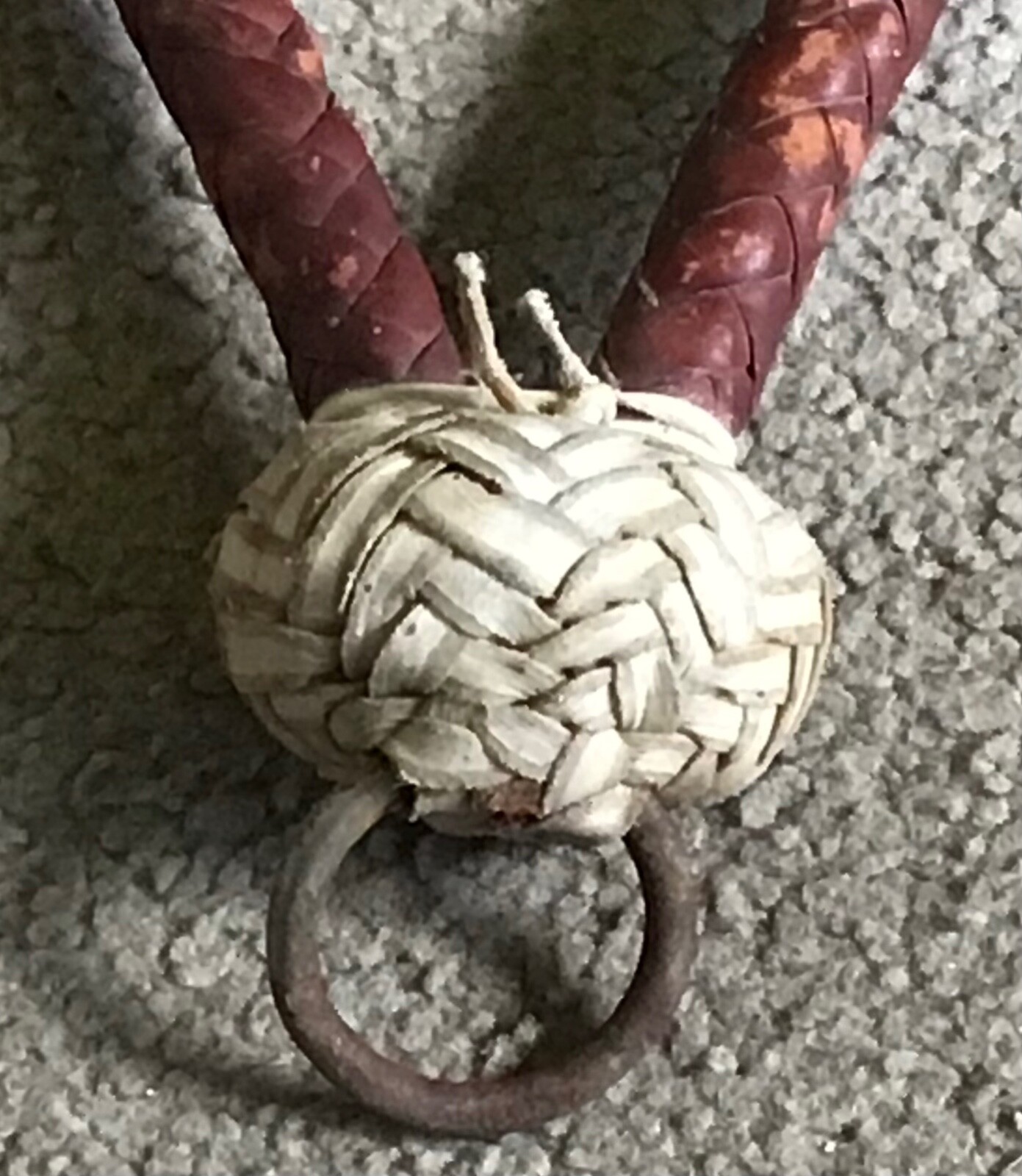 Vintage Rawhide Bosal / Hackamore