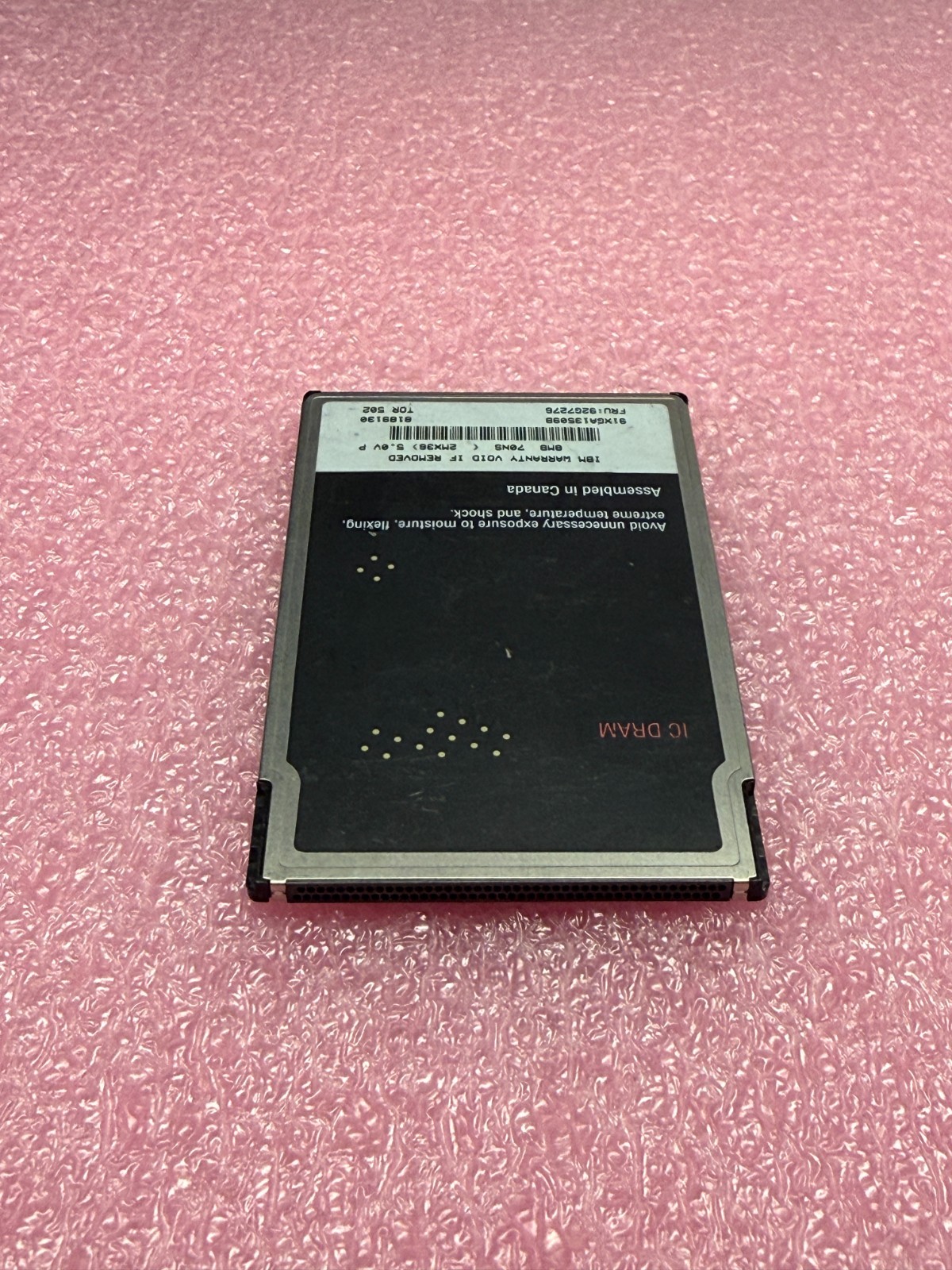 IBM IC DRAM Card 8MB, FRU: 92G7276