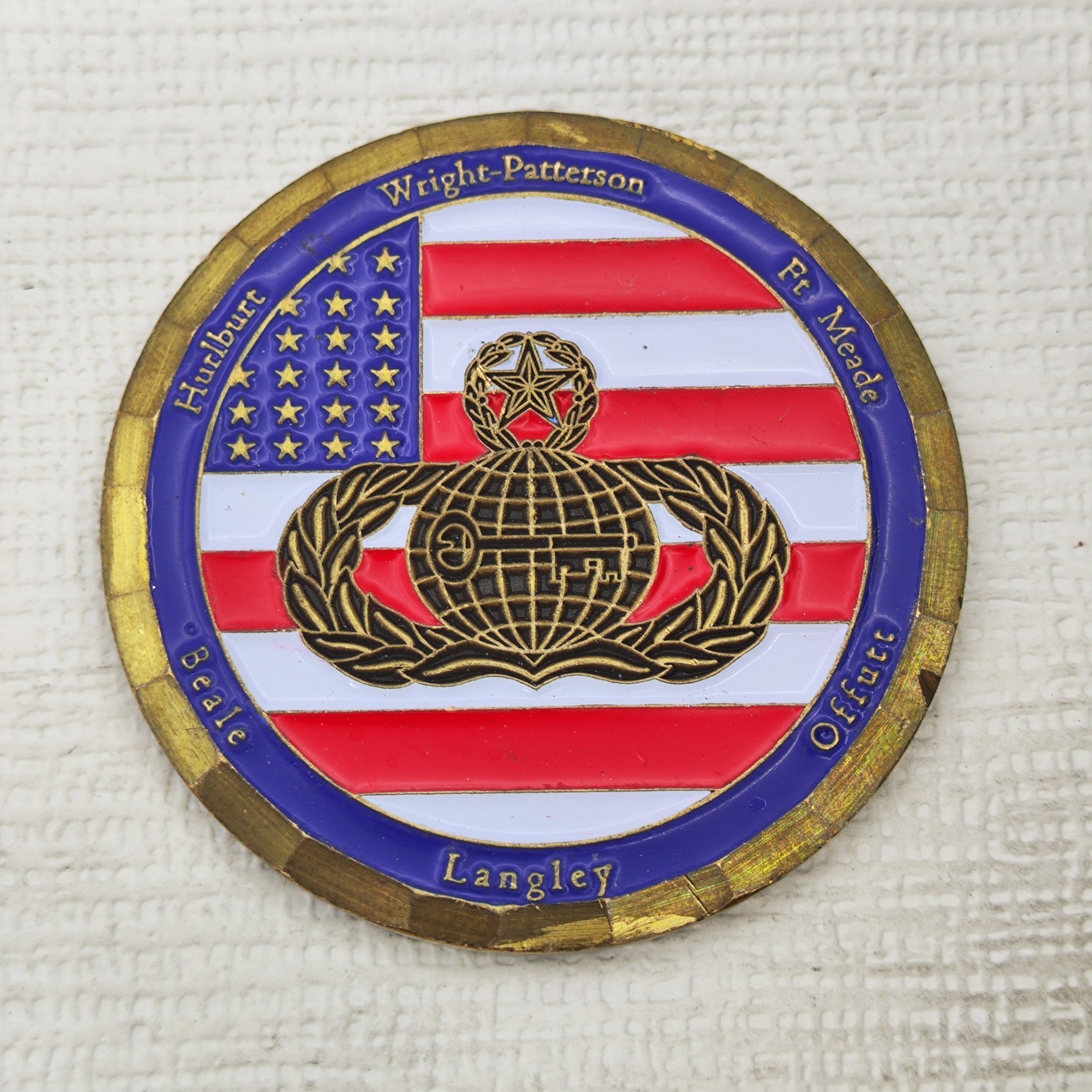 Wright-Patterson 655th ISR Group Challenge Coin
