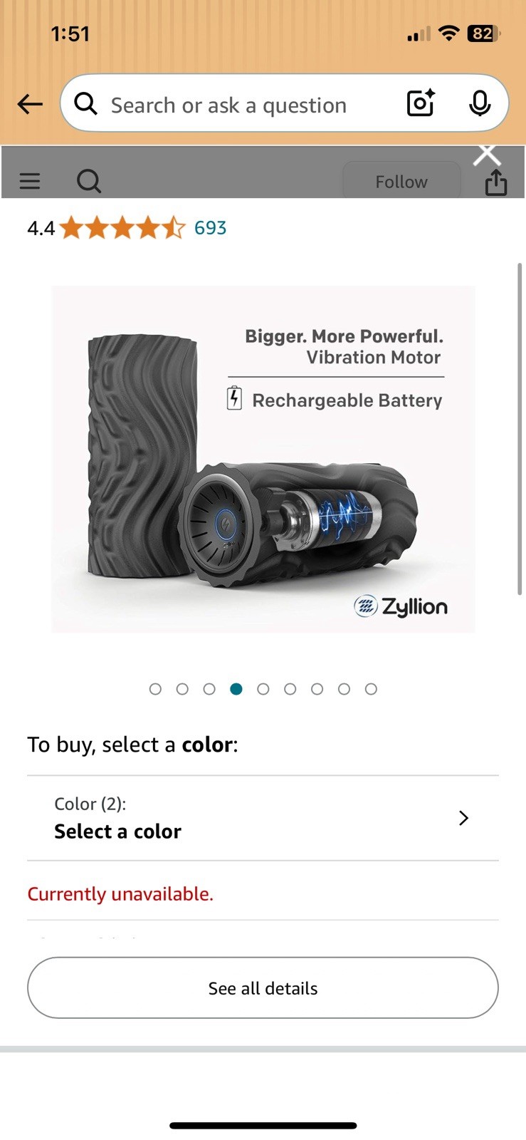 Zyllion Foam Roller