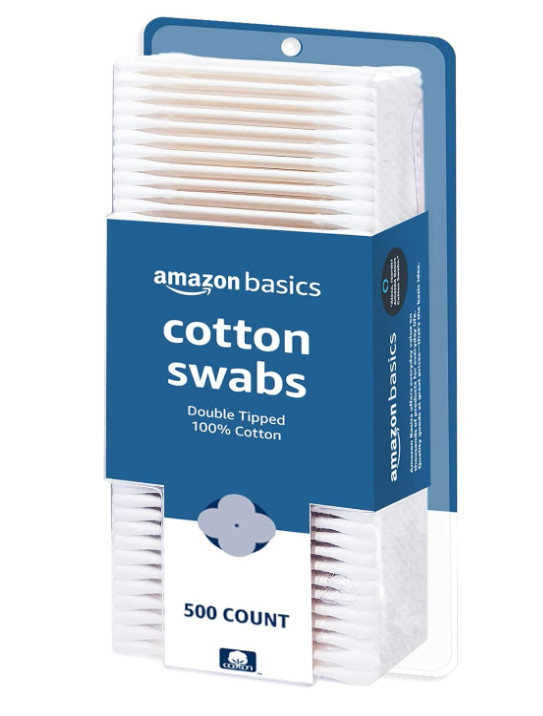 Cotton Swabs for Personal Hygiene and Baby Care, 500 Count, 1 Pack