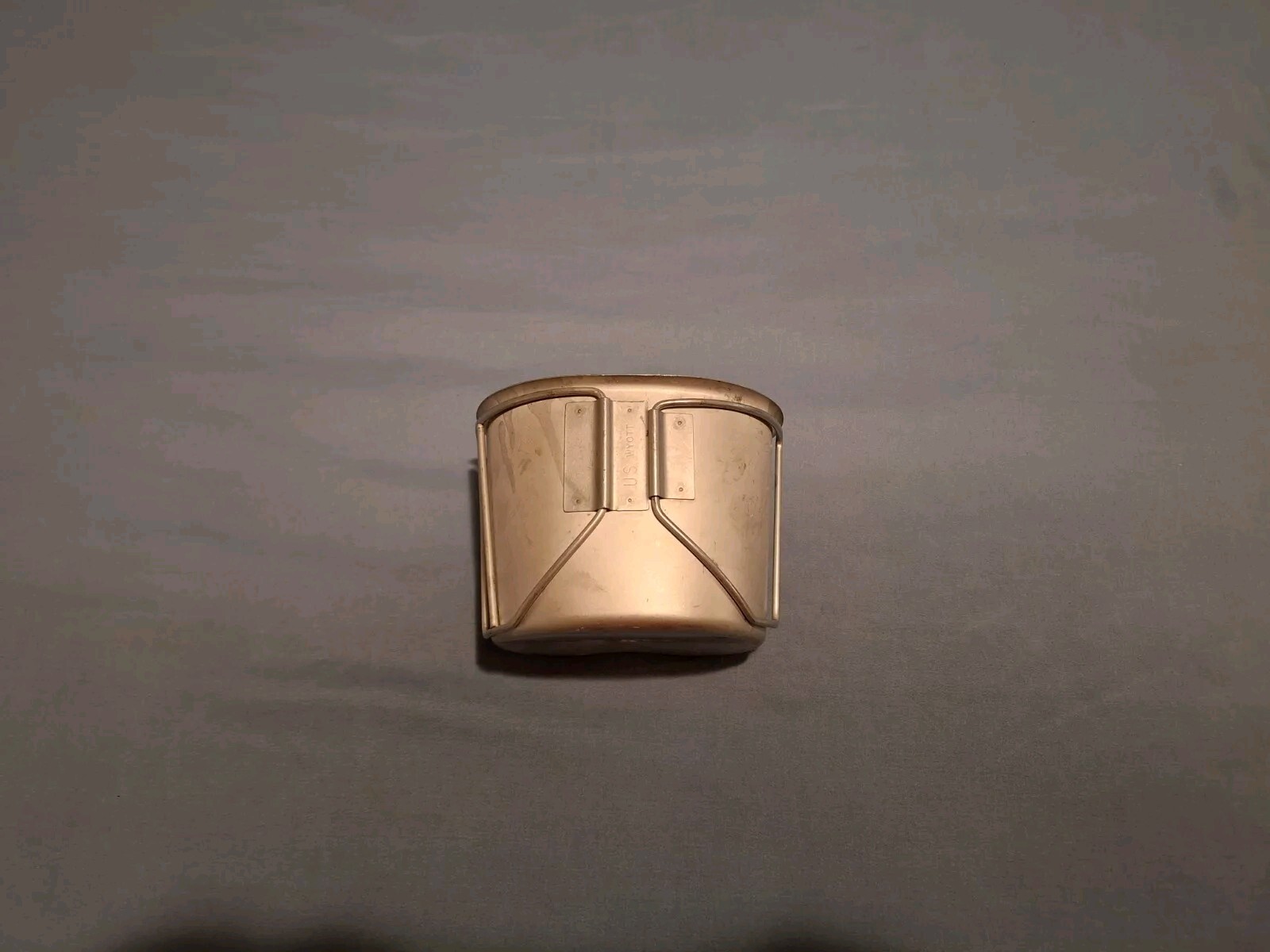 U.S. Army Metal Water Canteen Cup Used
